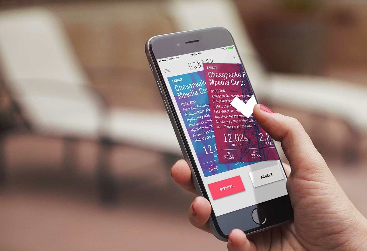 Goonder — Fintech App
