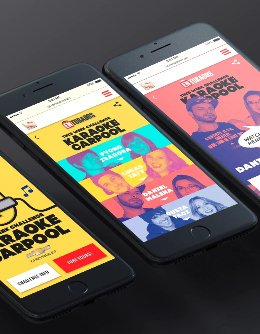 Sony Entubados — App